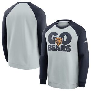 Men's Nike Chicago Bears Go Bears Throwback Sweatshirt